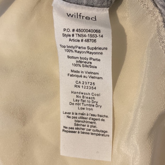 Wilfred silk/cotton combo T-shirt - Picture 5 of 7